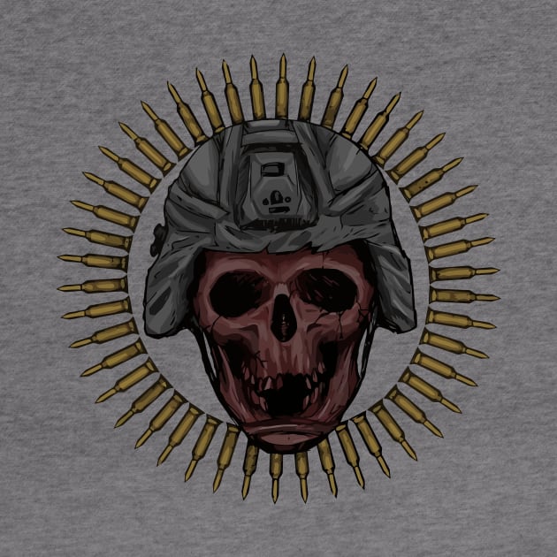 Military Skull by Virhayune